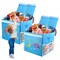 Two Pcs Toy Chest for Boys Girls 18x16x14 Inch, Baby Shark, Collapsible Dinosaur Toy Box with Lid, Blue, Kids Toy Box for Boys Girls